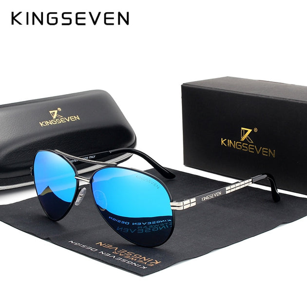 KINGSEVEN New Photochromic Pilot Sunglasses Men Polarized UV400 Fashio –  Amaia's Wears