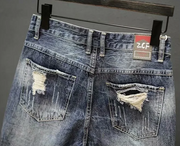 Summer Men's Fashion Straight Loose Denim Shorts Fashion Streetwear Jeans