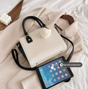 Luxury Designer Brand Women's Handbag All Leather Street Wear Fashion