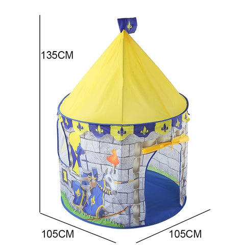 Tienda de juegos para niños de 135CM, piscina de bolas, tienda para niño y niña, Castillo de princesa, tiendas de campaña portátiles para interior y exterior, casa, cabaña, juguetes para niños