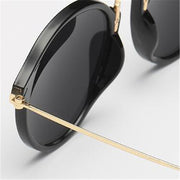 RBROVO Fashion Sunglasses Brand Designer Oval Glasses for Men/Woman Luxury