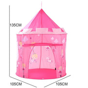 135CM Kids Play Tent Ball Pool Tent Boy Girl Princess Castle Portable Indoor Outdoor Baby Play Tents House Hut For Kids Toys