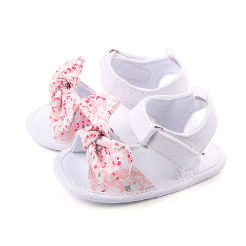 Pair Baby Girls Shoes Non-Slip Toddlers Newborn Walkers