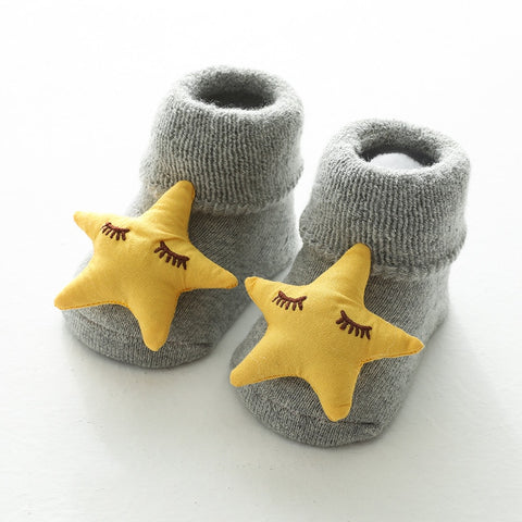 Winter Soft Cotton Baby Girls/Boys Socks Newborn Cartoon Animal Baby Socks Infant Socks Anti Slip Floor Sock Spring