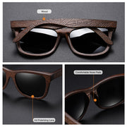 Gafas de sol de madera de bambú Natural GM, gafas polarizadas hechas a mano, lentes con revestimiento de espejo, gafas con caja de regalo