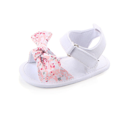 Pair Baby Girls Shoes Non-Slip Toddlers Newborn Walkers