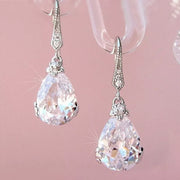 New Cubic Zircon Women Drop Earrings High Quality Female Timeless Earring Jewelry