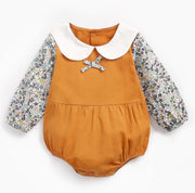 Ropa para bebés y niñas, ropa gemela para recién nacidos, mono, traje de algodón a la moda para niños