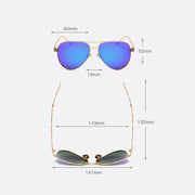 High Quality Pilot Sunglasses Women Polarized UV400 Sunglass Mirror Vintage Sun Glasses 2020 Sunglasses Woman okulary With Box