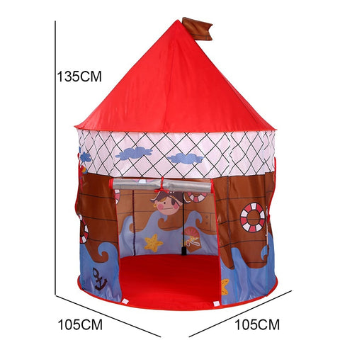 Tienda de juegos para niños de 135CM, piscina de bolas, tienda para niño y niña, Castillo de princesa, tiendas de campaña portátiles para interior y exterior, casa, cabaña, juguetes para niños