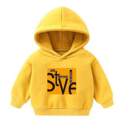 Baby Boys Girls Clothes Cute Hoodies Thicken Fleece Sweatshirt Kid's clothing.