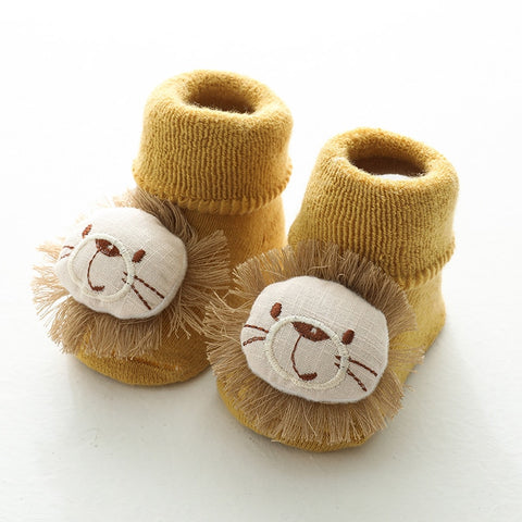 Winter Soft Cotton Baby Girls/Boys Socks Newborn Cartoon Animal Baby Socks Infant Socks Anti Slip Floor Sock Spring