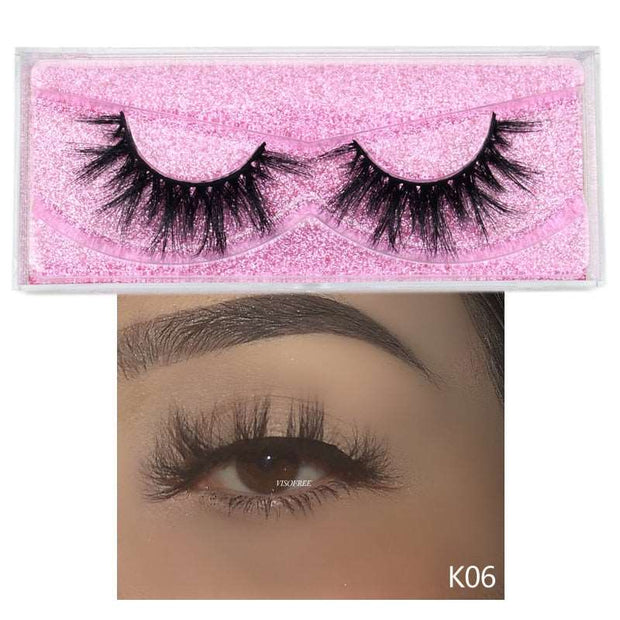 5D Mink Eyelashes Long Lasting Mink Lashes Natural Dramatic Volume Eyelashes Extension Thick Long