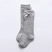 Kids Girls Stockings Big Bow Knee High Long Stocking High Quality Fashion Lace Clothes Accesories