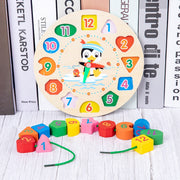 Wooden Montessori Educational Toys For Children Kids Early Learning Infant Shape Color Match Board Toy