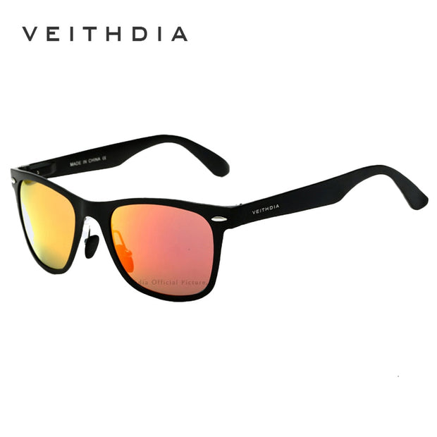 Gafas de sol VEITHDIA de diseñador de marca, gafas de sol de aluminio y magnesio para hombre y mujer, gafas de moda para exteriores, accesorios para hombre/mujer