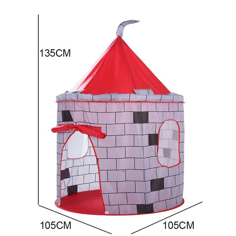 Tienda de juegos para niños de 135CM, piscina de bolas, tienda para niño y niña, Castillo de princesa, tiendas de campaña portátiles para interior y exterior, casa, cabaña, juguetes para niños