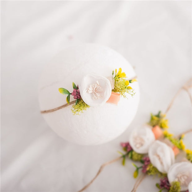 Niños pequeños recién nacidos bebé niña diadema accesorios para el cabello accesorios de fotografía de flores