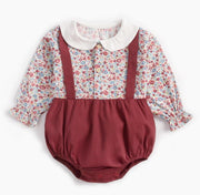 Ropa para bebés y niñas, ropa gemela para recién nacidos, mono, traje de algodón a la moda para niños