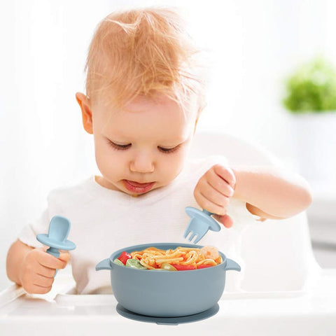 Baby Feeding Bowl  Kids Silicone Tableware Suction Bowl BPA Free High Quality Silicone Kids Toddler