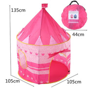 135CM Kids Play Tent Ball Pool Tent Boy Girl Princess Castle Portable Indoor Outdoor Baby Play Tents House Hut For Kids Toys