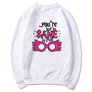 Women Casual Sweatshirts Girls Lovegood Oversized Hogwarts Quote Tops