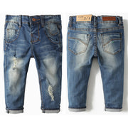 Kids Jeans Pants Baby Denim Trousers Infant Clothing Broken Distress Style