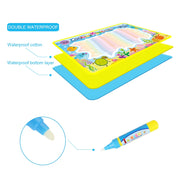 Magic Water Painting Drawing Mat & 2 Pens Doodle Board Coloring Books for Kids Children Educational Toys