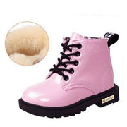 Kids Boots Leather for Boys and Girls Waterproof Toddler Sneakers Boots