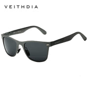 Gafas de sol VEITHDIA de diseñador de marca, gafas de sol de aluminio y magnesio para hombre y mujer, gafas de moda para exteriores, accesorios para hombre/mujer