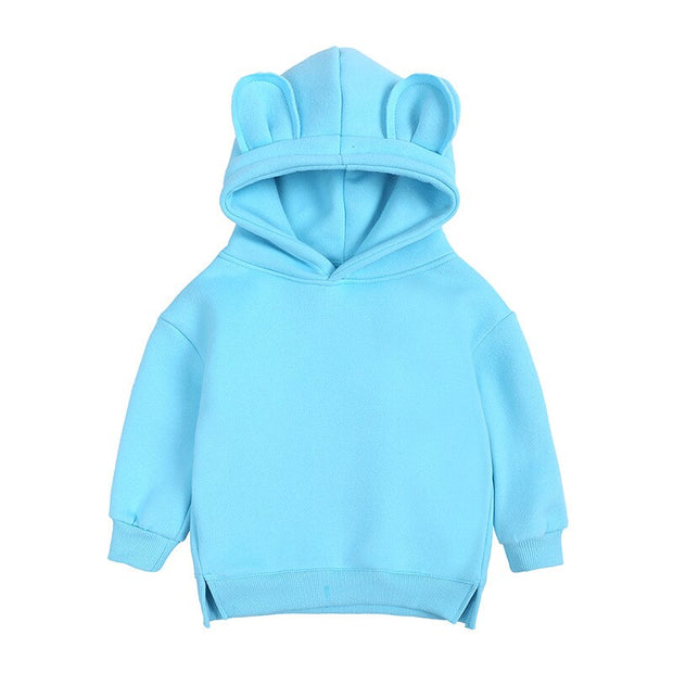 Baby Boys Girls Clothes Cute Hoodies Thicken Fleece Sweatshirt Kid's clothing.