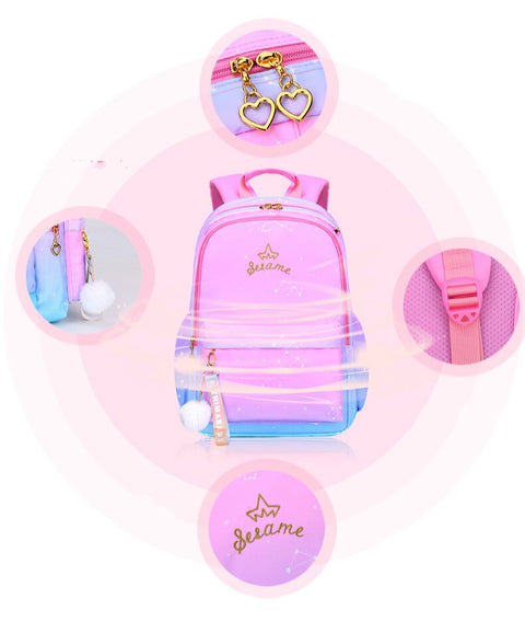 waterproof Children School Bag for Girls Primary princess school Backpacks kids