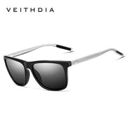 VEITHDIA Brand Sunglasses Unisex Retro Aluminum+TR90 Sunglasses Polarized Lens Vintage Eyewear Sun Glasses For Men/Women 6108