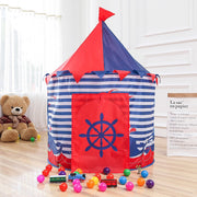 Play Tent Portable Foldable Folding Tent Children Boy Castle Play House Kids Outdoor Toy Tent