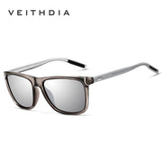 Marca VEITHDIA, gafas de sol Unisex Retro de aluminio + TR90, gafas de sol polarizadas, gafas Vintage, gafas de sol para hombres/mujeres 6108