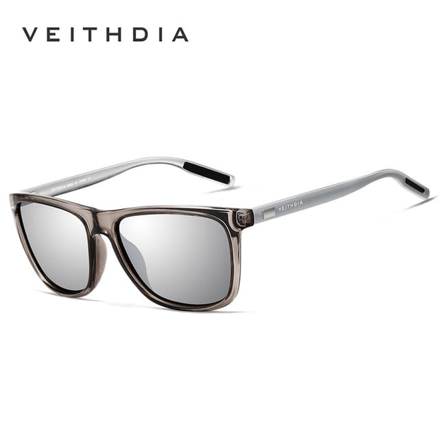 VEITHDIA Brand Sunglasses Unisex Retro Aluminum+TR90 Sunglasses Polarized Lens Vintage Eyewear Sun Glasses For Men/Women 6108