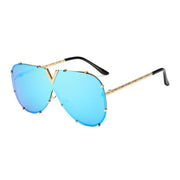 Men's Sunglasses Fashion Oversized Sunglasses Men Brand Designer Goggle Sun Glasses Female Style Oculos De Sol UV400 O2