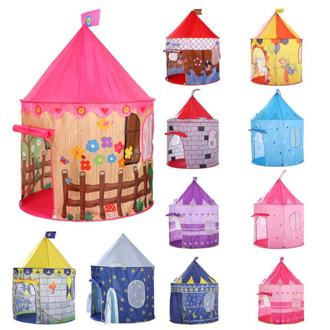 135CM Kids Play Tent Ball Pool Tent Boy Girl Princess Castle Portable Indoor Outdoor Baby Play Tents House Hut For Kids Toys