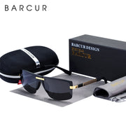 BARCUR Gafas de sol polarizadas Hombres Gafas de sol para conducir Gafas duraderas Gafas Oculos De Sol