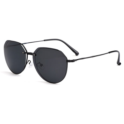 Gafas de sol polarizadas con Clip para mujer, anteojos de sol cuadrados ultraligeros de aleación de titanio, montura de gafas ópticas para hombre S9331