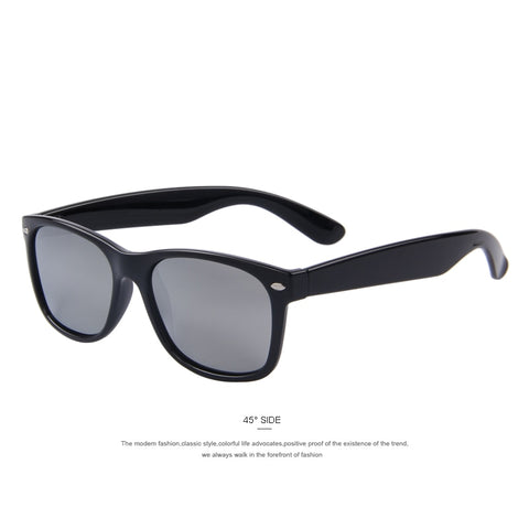 MERRYS Gafas de sol polarizadas para hombre, gafas de sol con remaches, diseñador de marca UV400