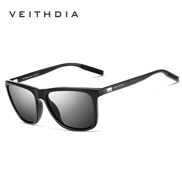 VEITHDIA Brand Sunglasses Unisex Retro Aluminum+TR90 Sunglasses Polarized Lens Vintage Eyewear Sun Glasses For Men/Women 6108