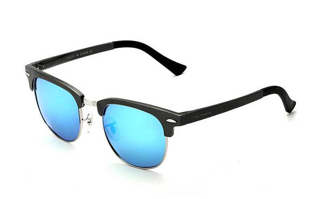 VEITHDIA gafas de sol Retro Unisex de aluminio UV400 hombres polarizadas gafas clásicas de conducción al aire libre mujeres gafas de sol para hombre 6690