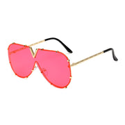 Men's Sunglasses Fashion Oversized Sunglasses Men Brand Designer Goggle Sun Glasses Female Style Oculos De Sol UV400 O2