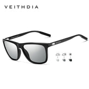 Marca VEITHDIA, gafas de sol Unisex Retro de aluminio + TR90, gafas de sol polarizadas, gafas Vintage, gafas de sol para hombres/mujeres 6108