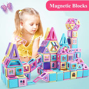 62-258pcs Mini Magnetic Designer Construction Set Model & Building Toys For Children Magnet Blocks Kids Educational Project.