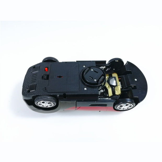 Electronic Music Car Toys Cool Light Transformer Robot Car Toys Univeral Wheel Glowing Kids Children