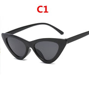 Fashion sunglasses woman brand Designer triangular cat uv400