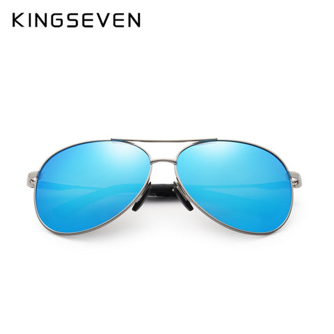 Marca KINGSEVEN, Gafas de sol polarizadas UV400 a la moda para hombres, Gafas de sol con protección para conducir para hombres, Gafas N7013