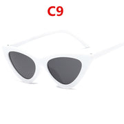 Fashion sunglasses woman brand Designer triangular cat uv400